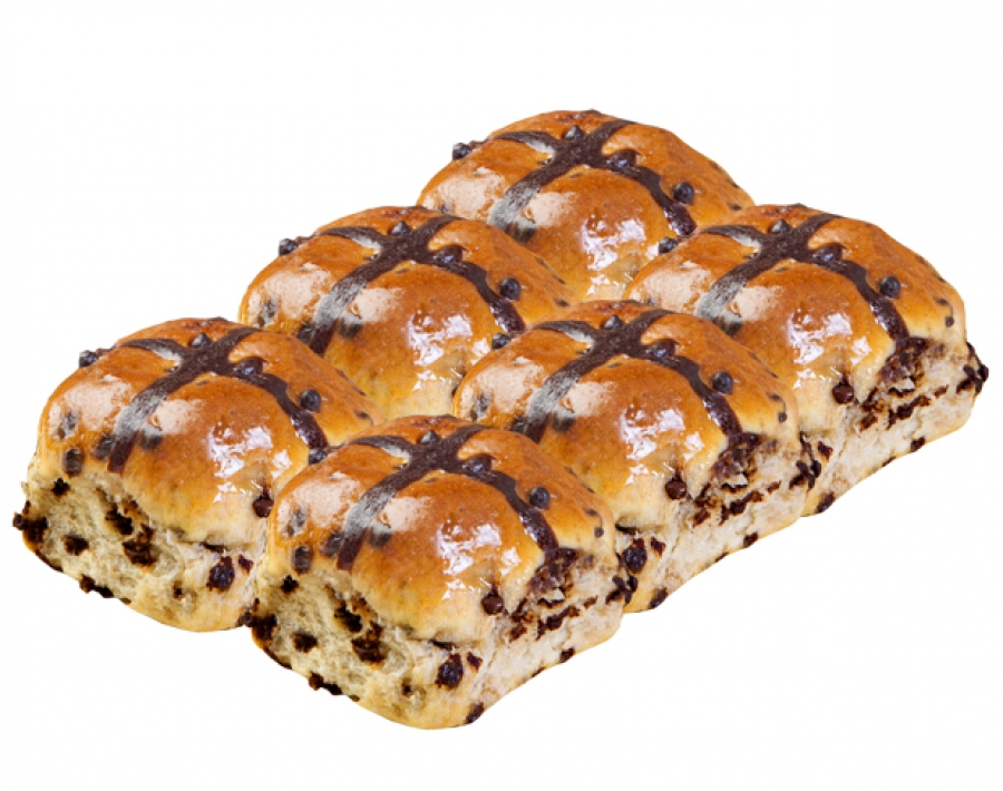Hot Cross Buns - Chocolate 6 Pack